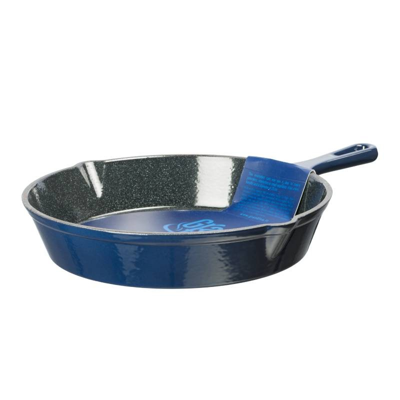 Geëmailleerde gietijzeren pan donker blauw 25 cm