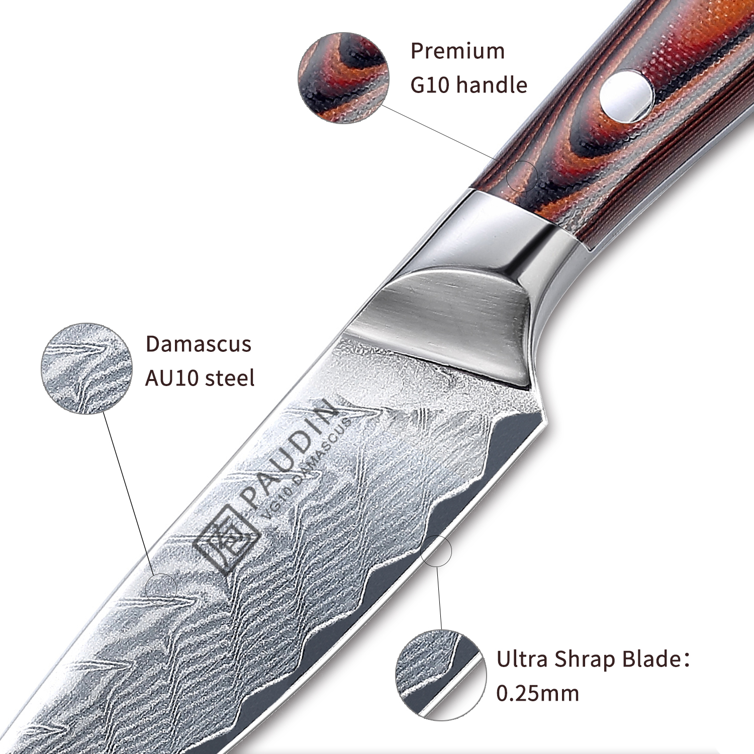 Plume Luxe Damascus Groentemes 9 cm