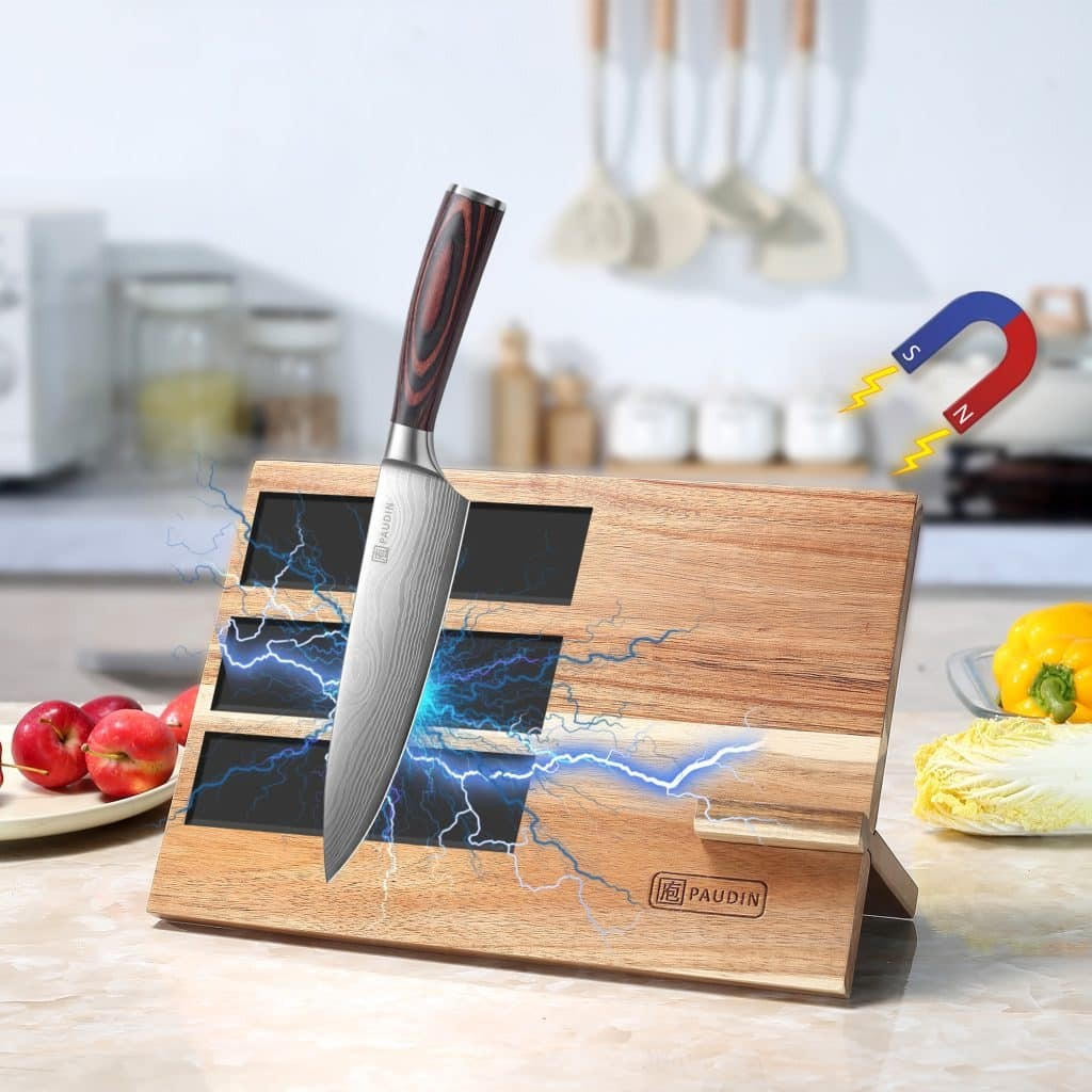 Magnetisch Messenblok van Acaciahout Paudin