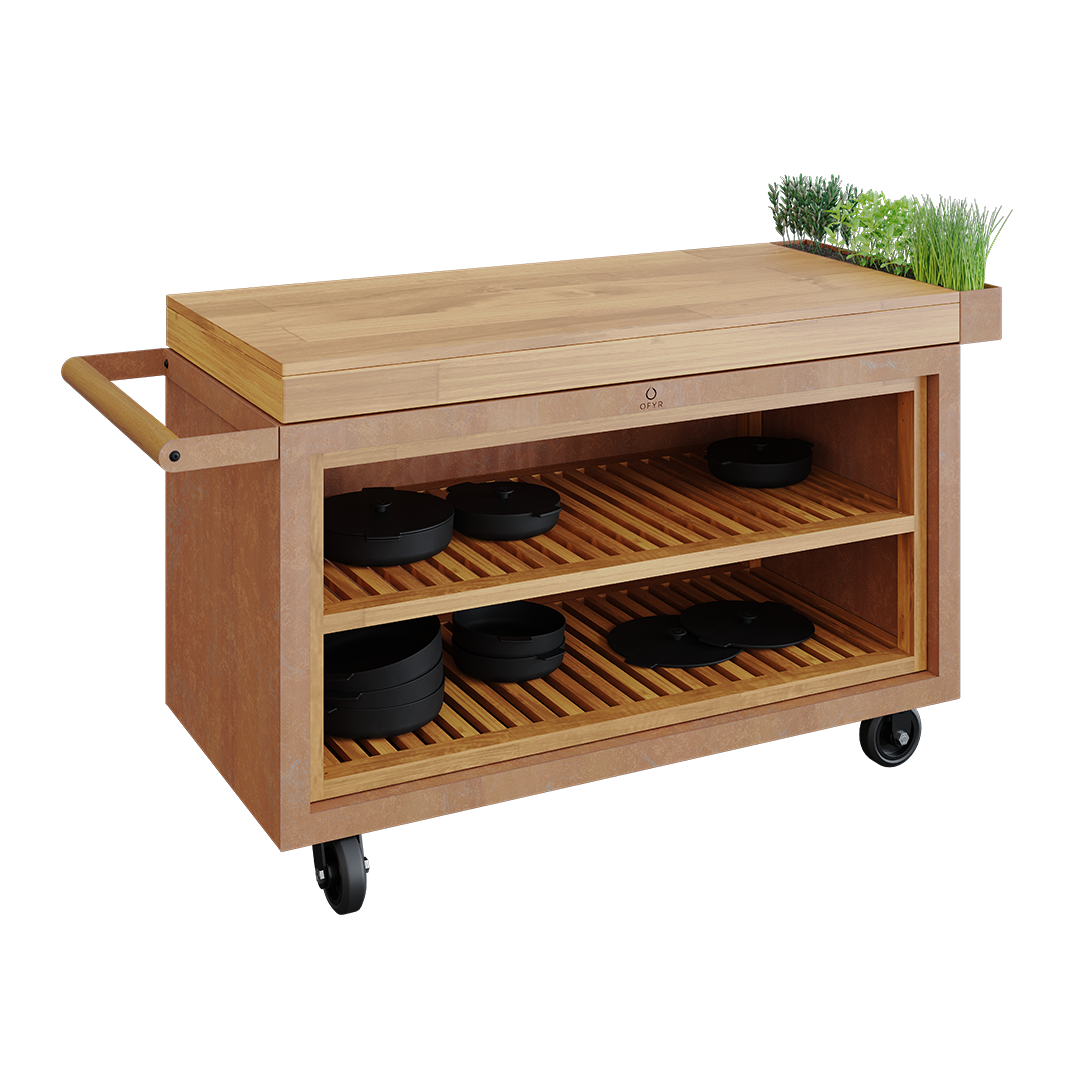 OFYR Storage Insert PRO Teak Hout Large