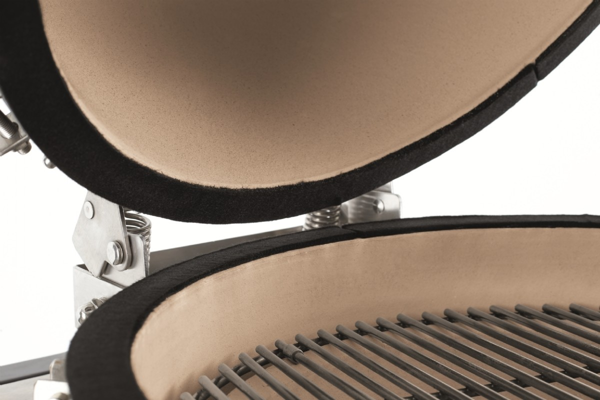 Landmann Kamado houtskool 18 inch grijs met tafel
