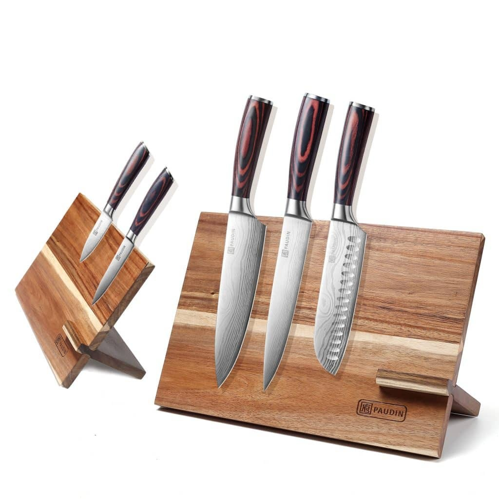 Magnetisch Messenblok van Acaciahout Paudin