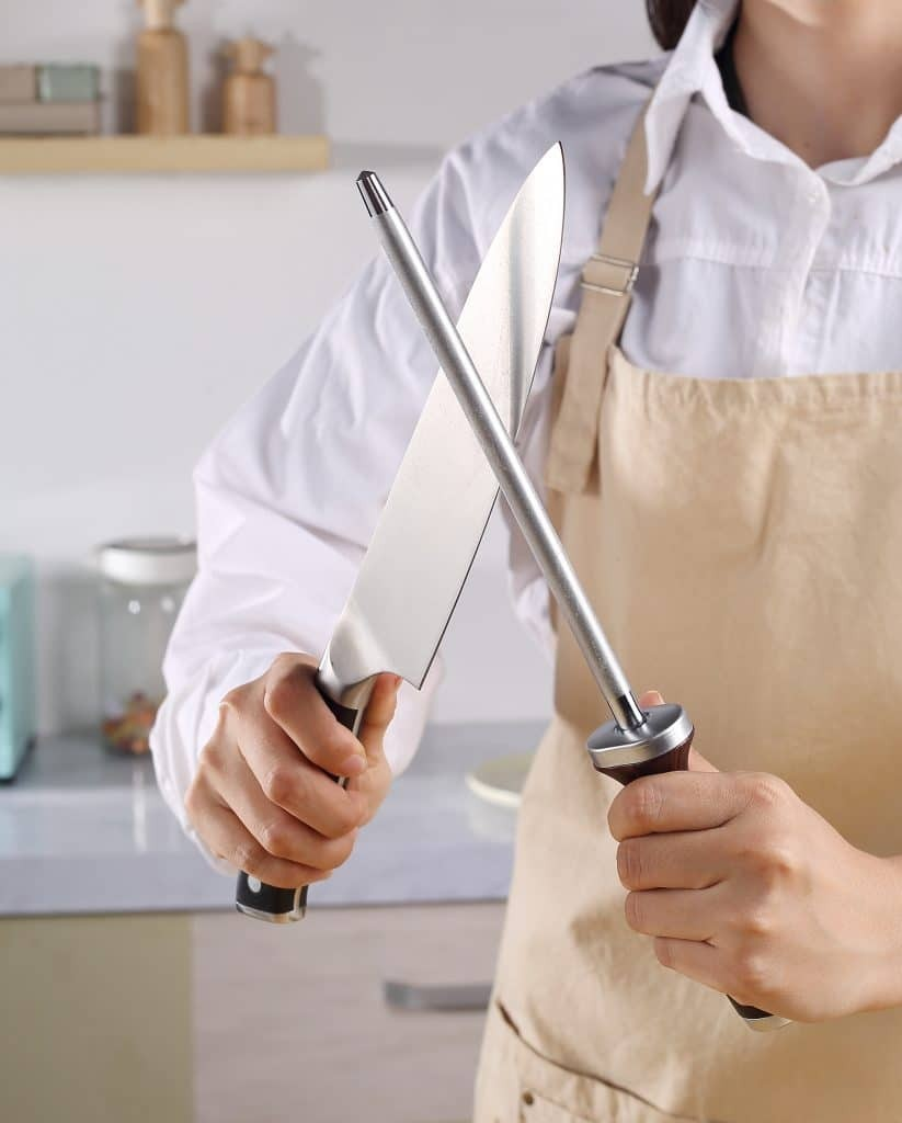 Premium Aanzetstaal Damascusstaal VG10 Paudin