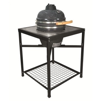 Landmann Kamado houtskool 18 inch grijs met tafel