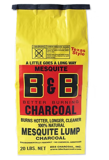 B&B Mesquite Lump Charcoal 9kg