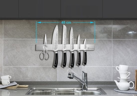 Premium Magneetstrip Zeer Hygiënische Messenhouder Paudin