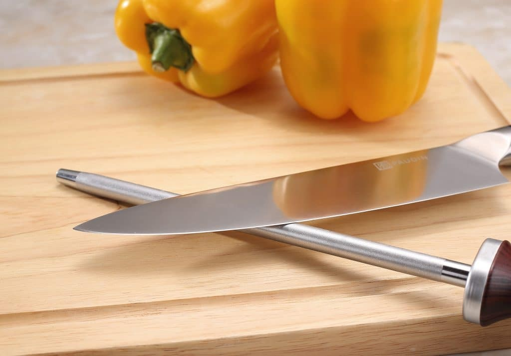 Premium Aanzetstaal Damascusstaal VG10 Paudin