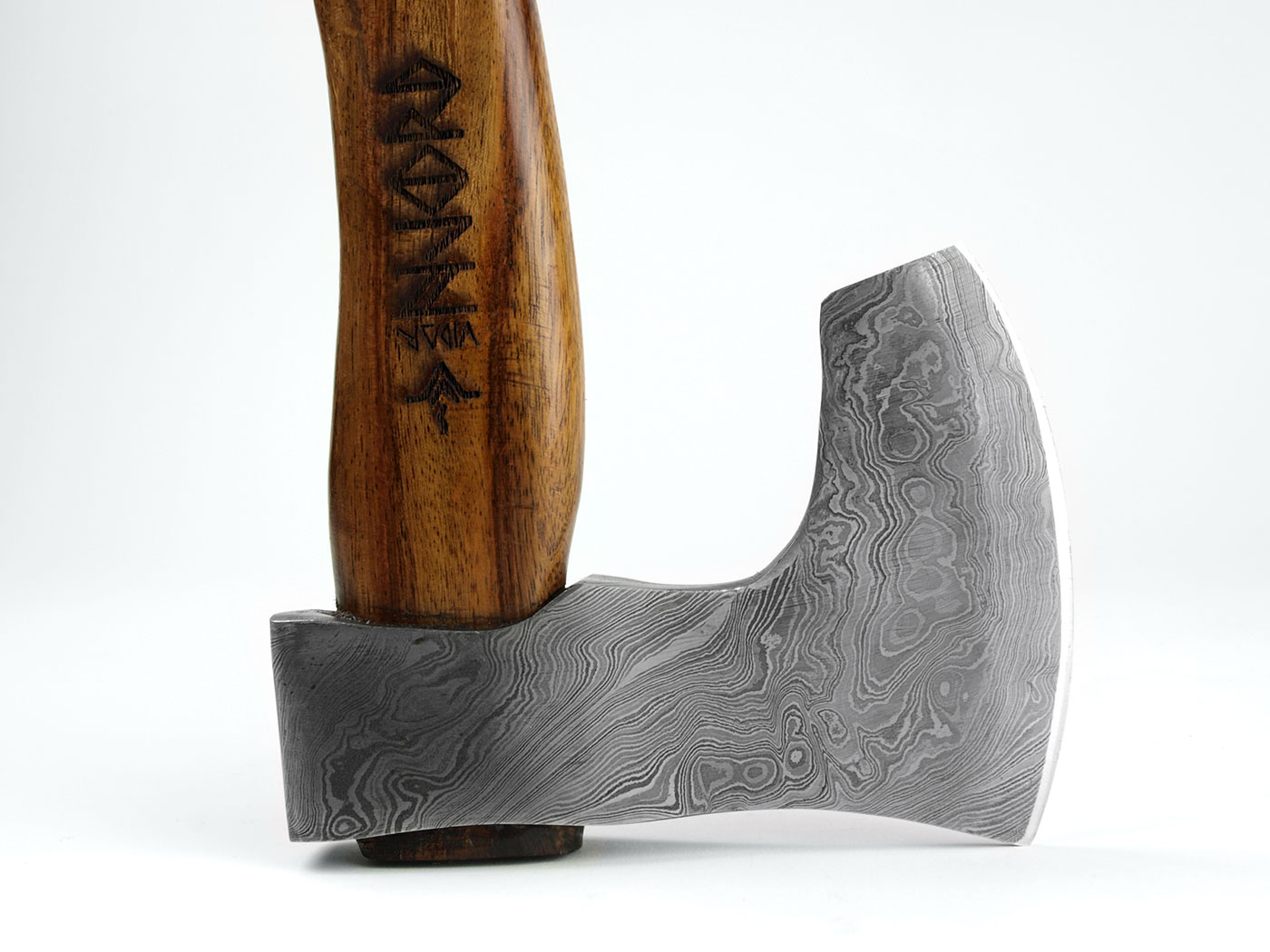 Njord Vidar Viking Damast Medium | Vikingbijl