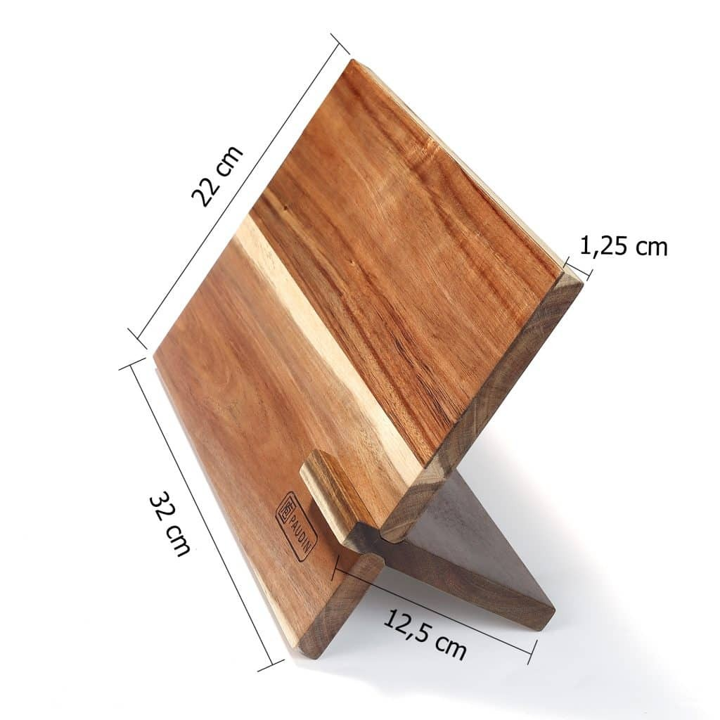 Magnetisch Messenblok van Acaciahout Paudin