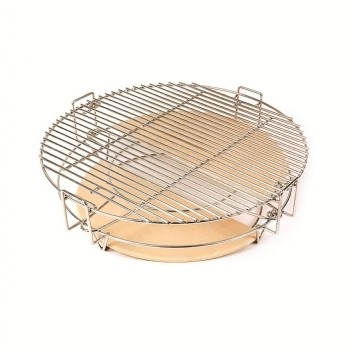 Landmann Kamado houtskool 18 inch grijs met tafel