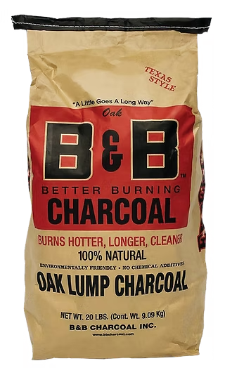 B&B Oak Lump Charcoal 9kg