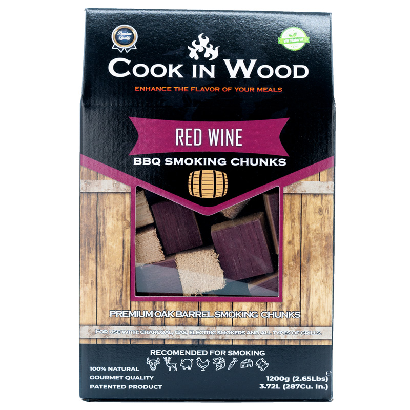 Red Wine Oak Barrel Wood Chunks