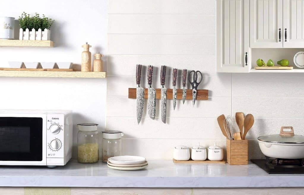 Magnetische Messenhouder 45 cm – Magneetstrip van Acacia Paudin